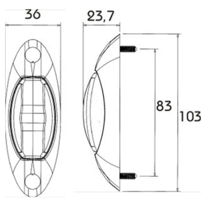 Aspock ProStar disegno tecnico misure