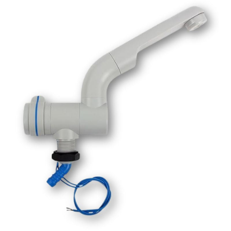 Barwig Compact rubinetto con microinterruttore 12V vista di lato completa