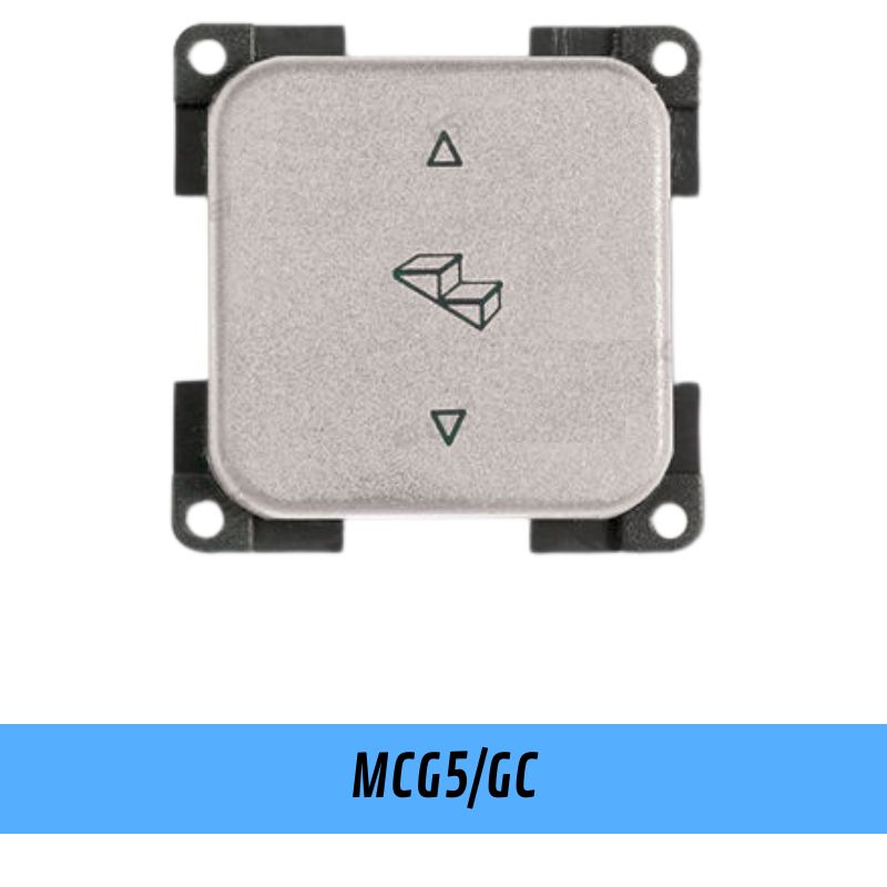 CBE MCG5GC pulsante gradino esterno grigio chiaro