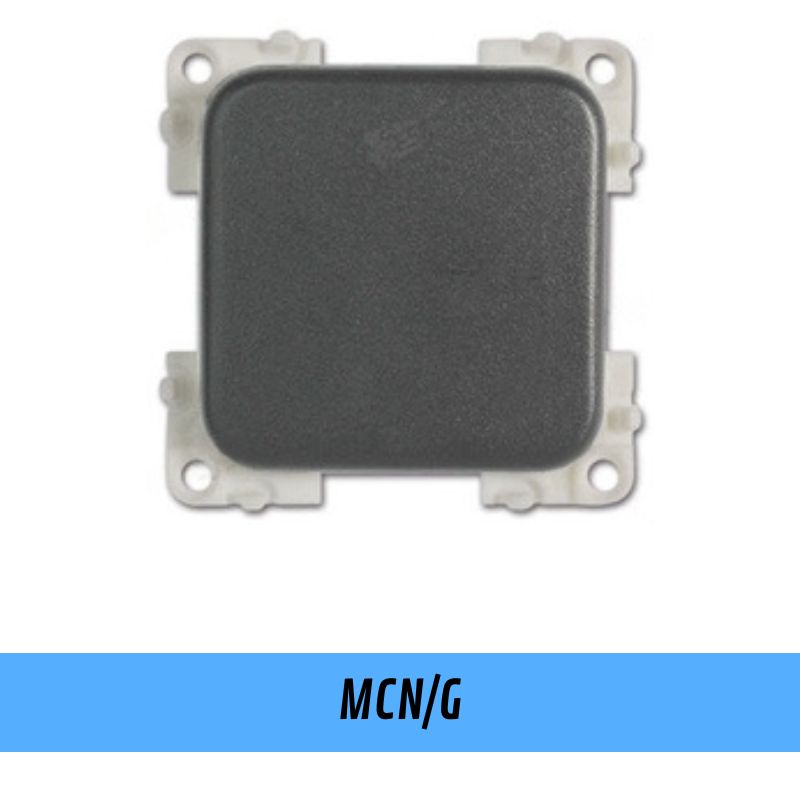 CBE MCNG interruttore unipolare grigio