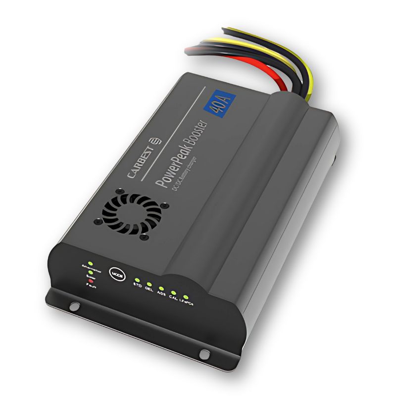 Carbest PowerPeak DC-DC charger 40A con regolatore solare MPPT