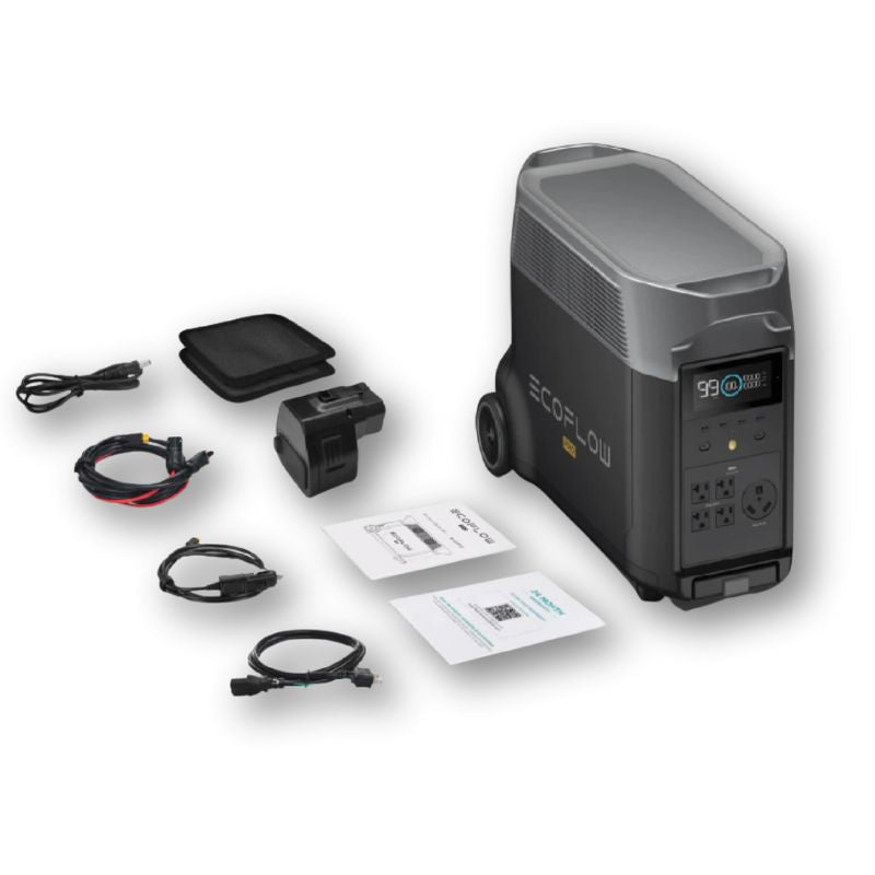 EcoFlow Delta Pro elementi pezzi inclusi fornitura confezione