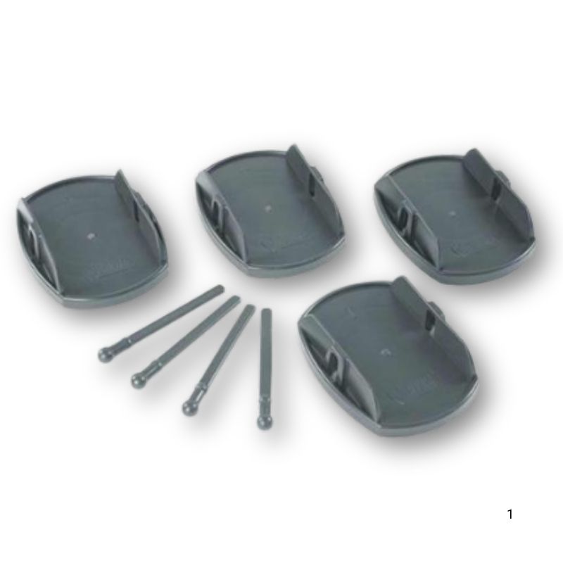 Fiamma Plates Pro basi antisprofondamento piedini