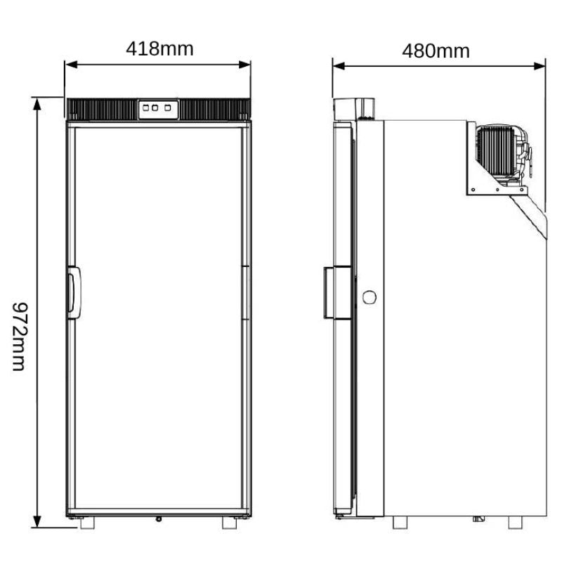 RV BASIC - RCN90 disegno tecnico misure