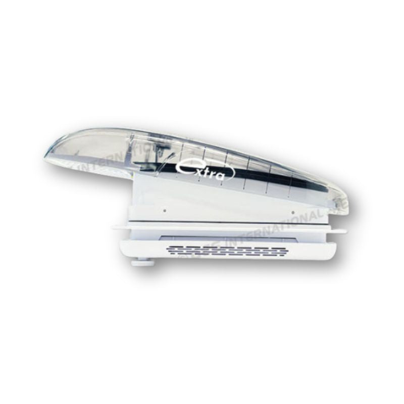 RV Basic EXTRAFAN cupola crystal vista laterale
