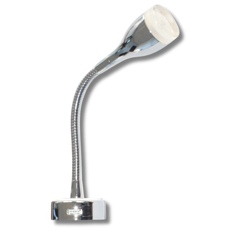 RV Basic Elegans faretto LED flessibile con presa USB