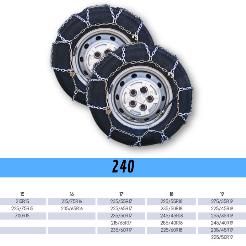 Raptor catene da neve modello 240