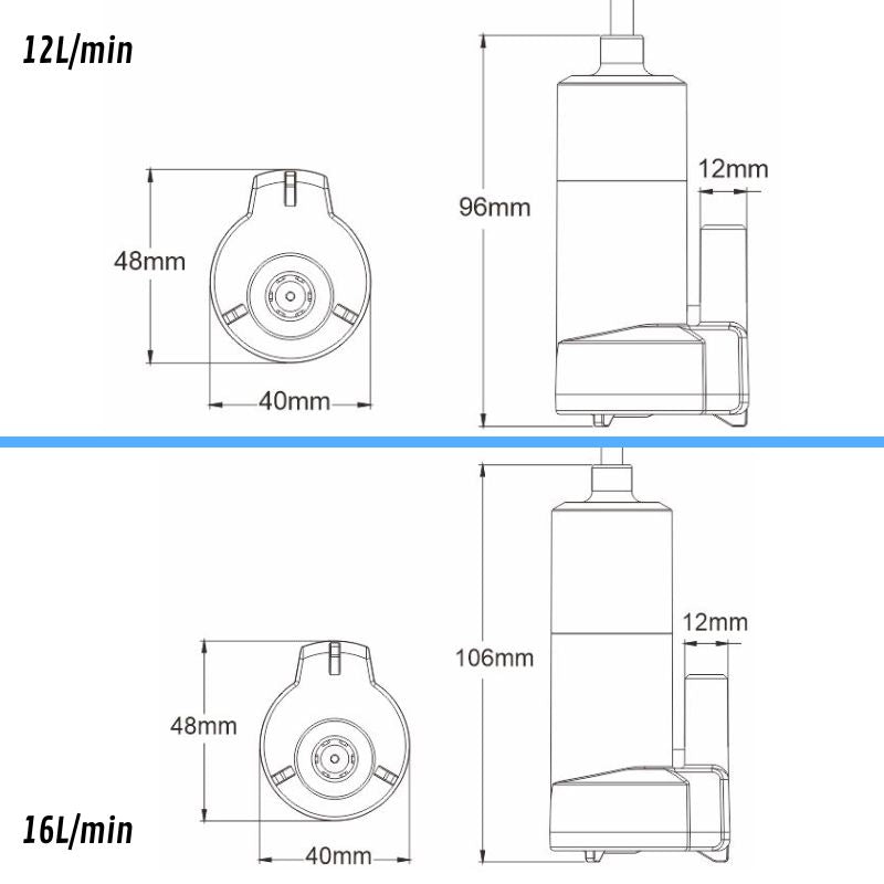 SEAFLO - POMPE AD IMMERSIONE 12V - 12V