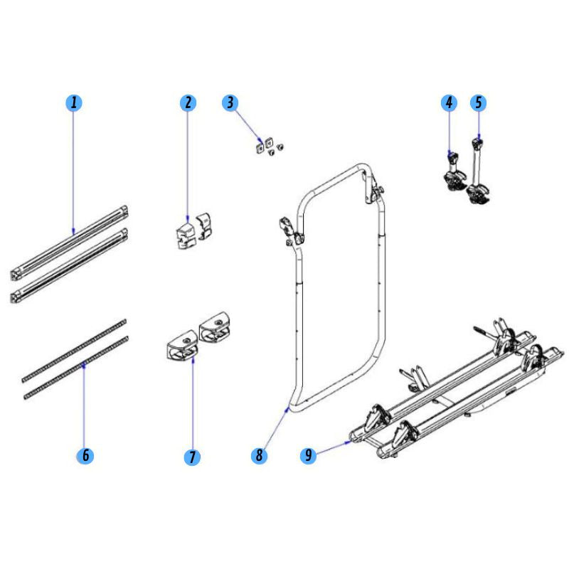 THULE - RICAMBI VAN XT