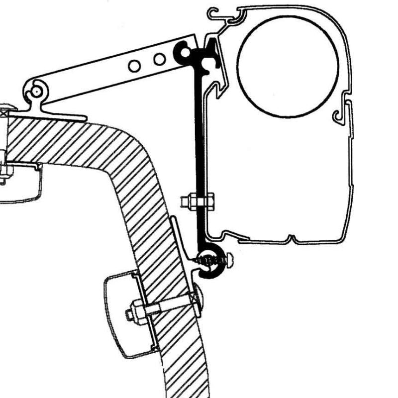 Thule Omni Wall adattatore tetto-parete per tendalini Omnistor