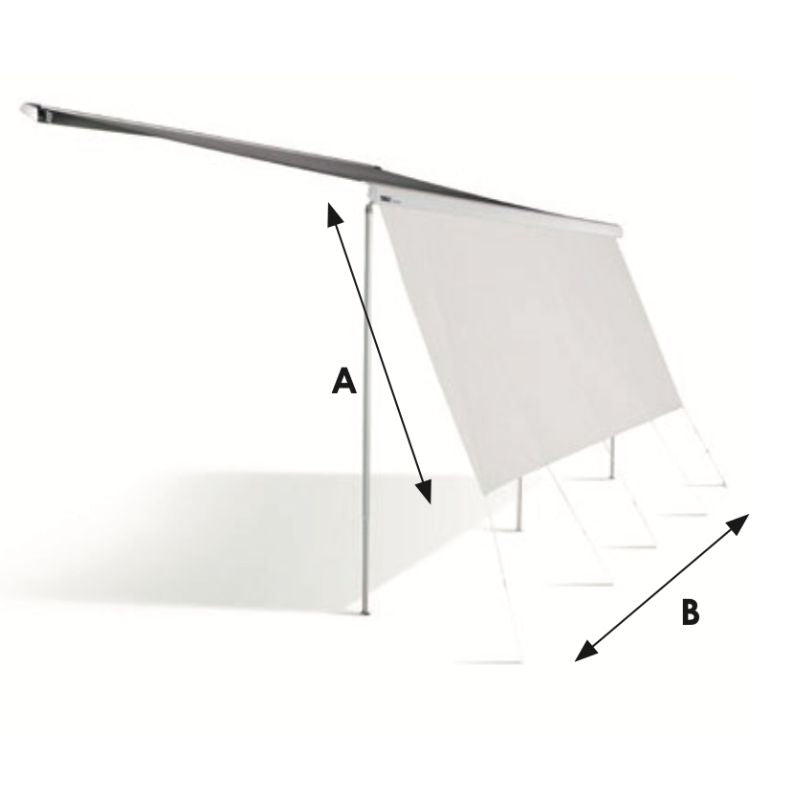 Thule View Blocker G2 Front misure A x B disegno
