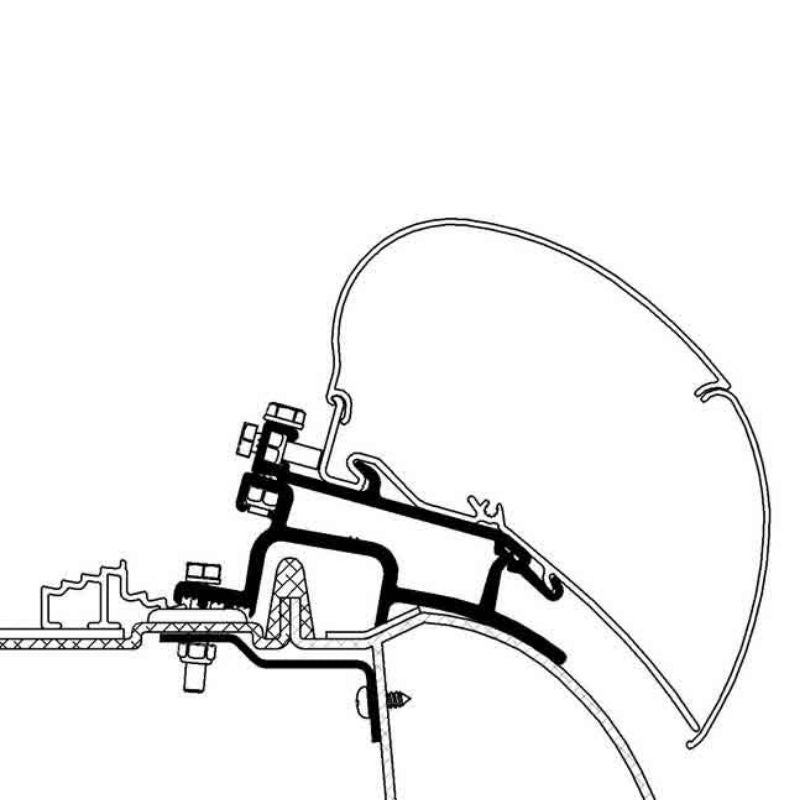 Thule adattatore tendalini Renault Master H2 (1998-2010)