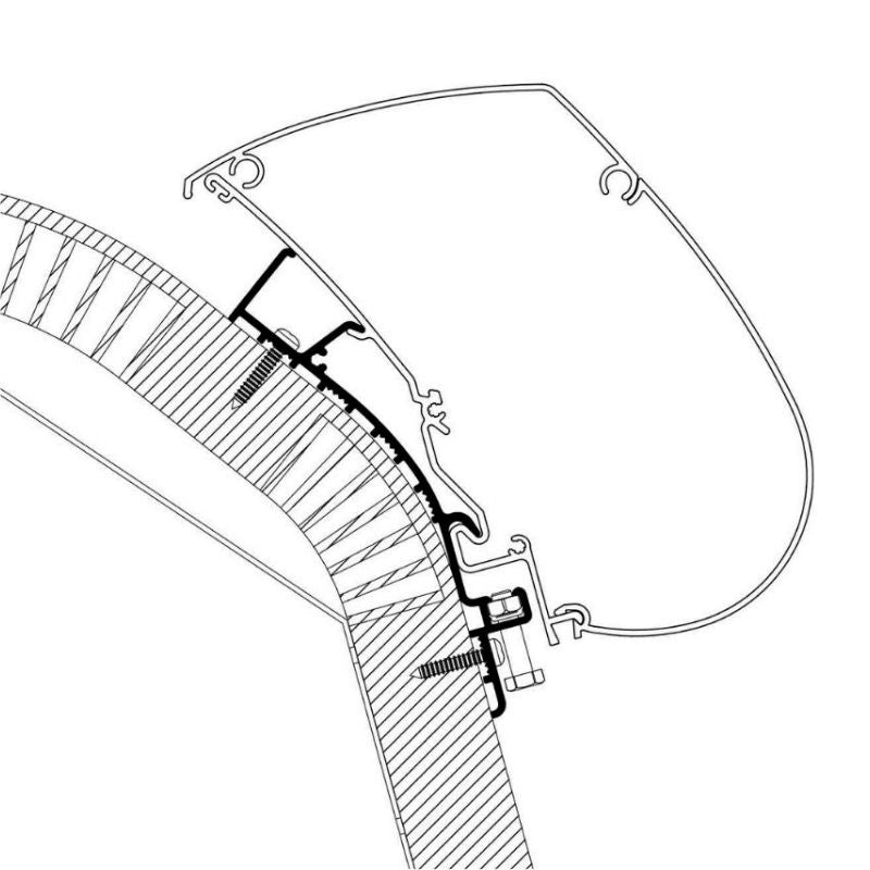 Thule adattatori tendalini per Carthago C line fino al 2014
