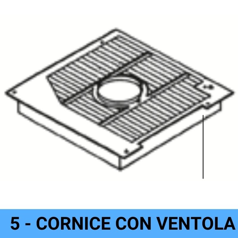 Thule ricambi oblò Vent cornice interna con ventola 12V