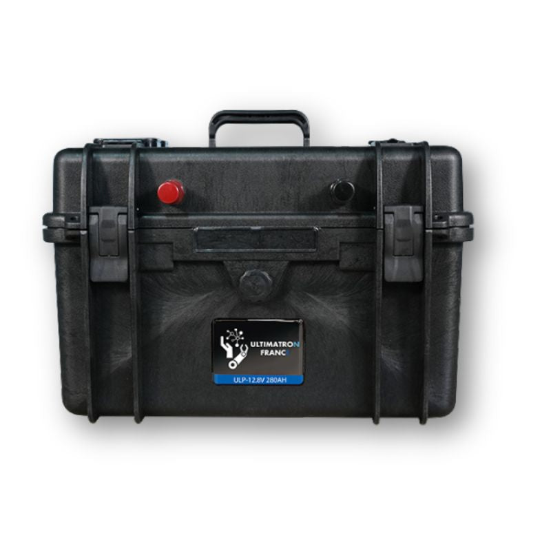 Ultimatron powerstation impermeabile 12V 280Ah vista frontale