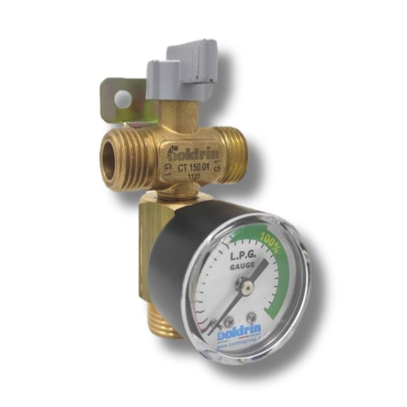 BOLDRIN - RUBINETTO SELEZIONE BOMBOLE CON INDICATORE