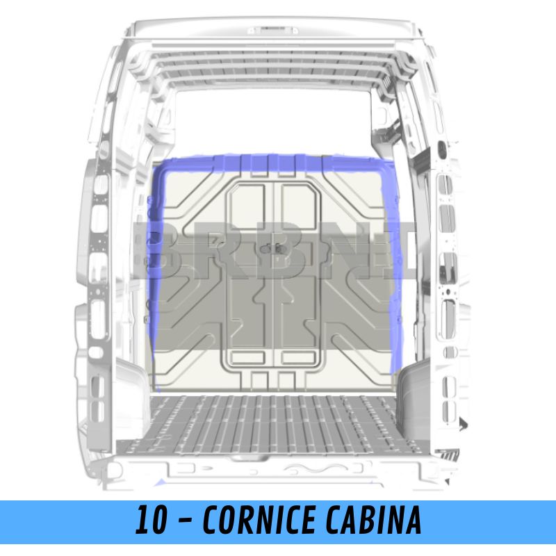 car fiberglass brnbi cornice cabina