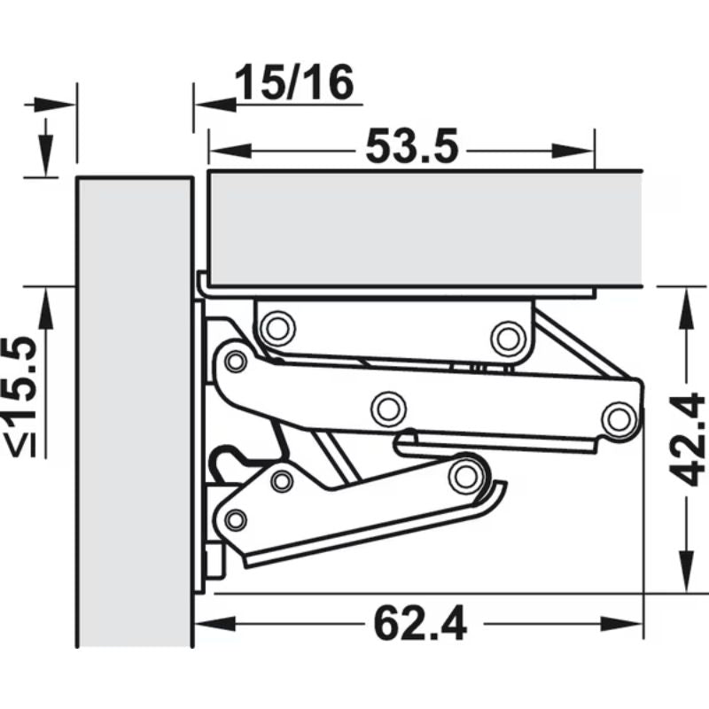 HAFELE - CERNIERE CH 300