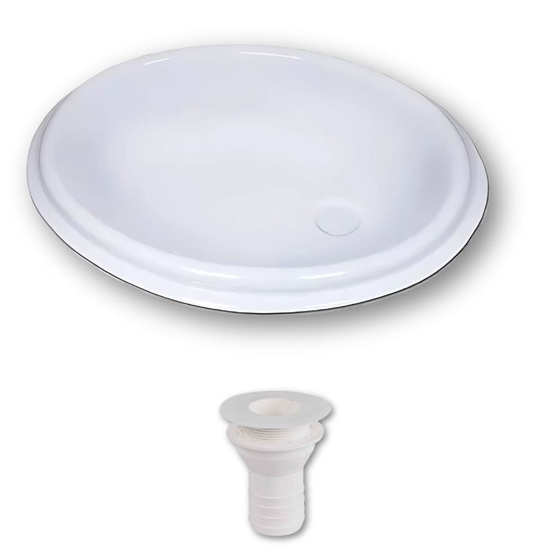 SOLTHERM - LAVANDINO OVALE DA INCASSO CON ACCESSORI