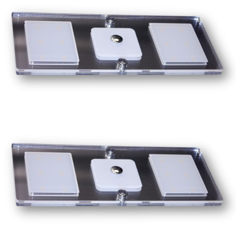 PLAFONIERE LED RETTANGOLARI 19,5x8,5- DIMMER TOUCH