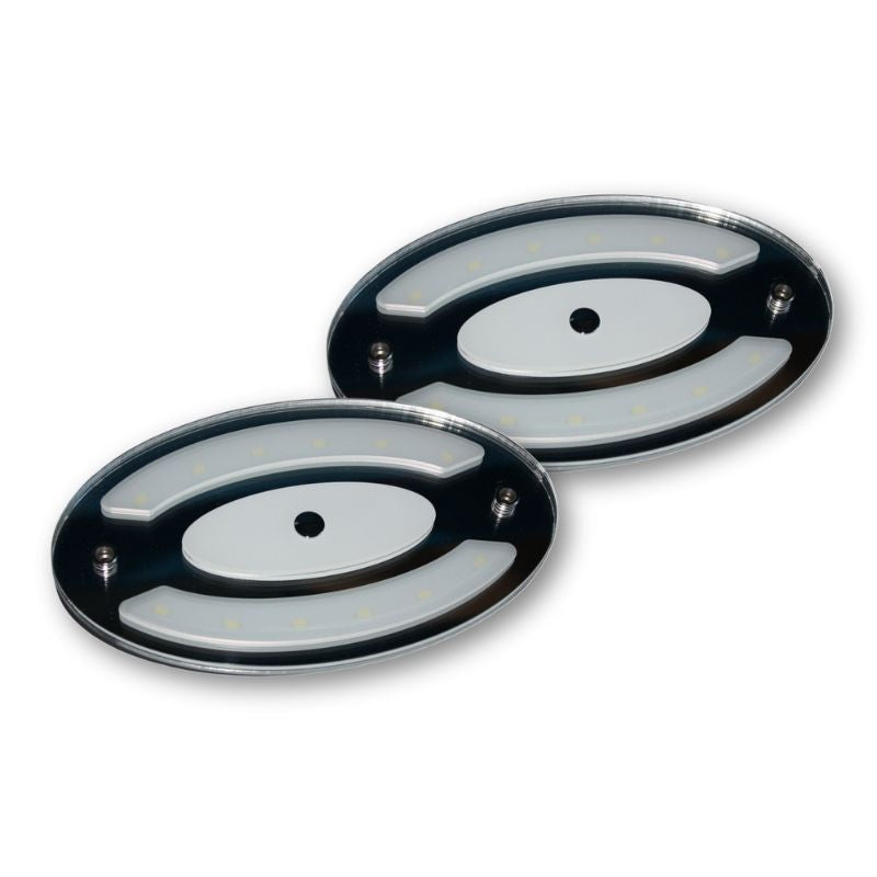 RV BASIC - PLAFONIERE OVALI A SPECCHIO - DIMMER TOUCH