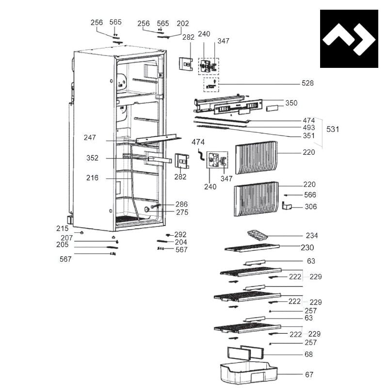 DOMETIC - RICAMBI FRIGORIFERI
