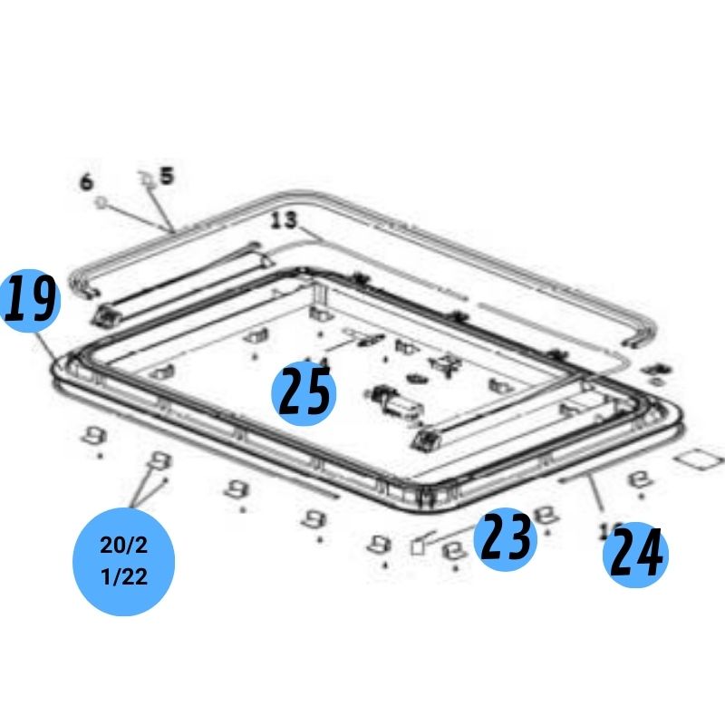 DOMETIC - RICAMBI HEKI 4