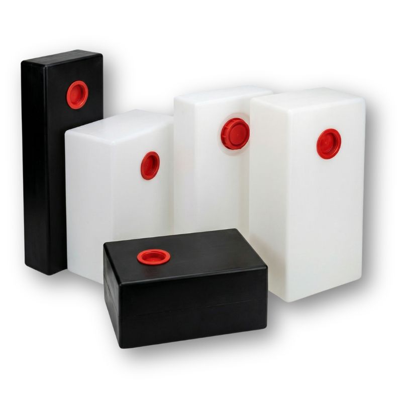 Serbatoi rettangolari in polietilene per acqua camper