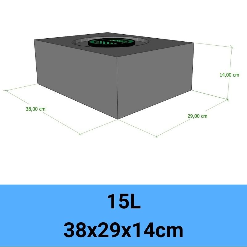 serbatoio acqua camper 15 38x29x14cm