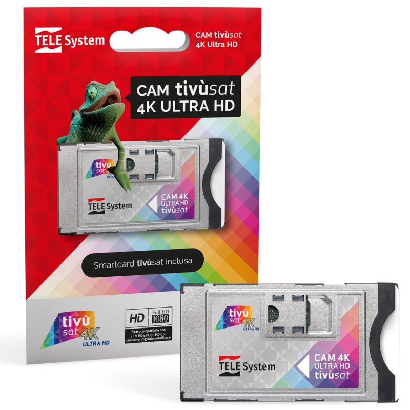 TELE SYSTEM - CAM TIVÙSAT 4K ULTRA HD