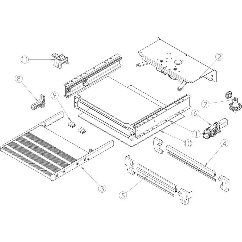 THULE STEP - RICAMBI SLIDE-OUT STEP V12 DAL 2012