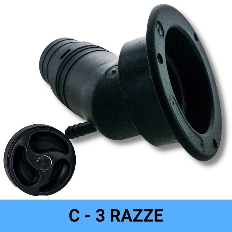 LILIE - BOCCHETTONI TONDI NERI