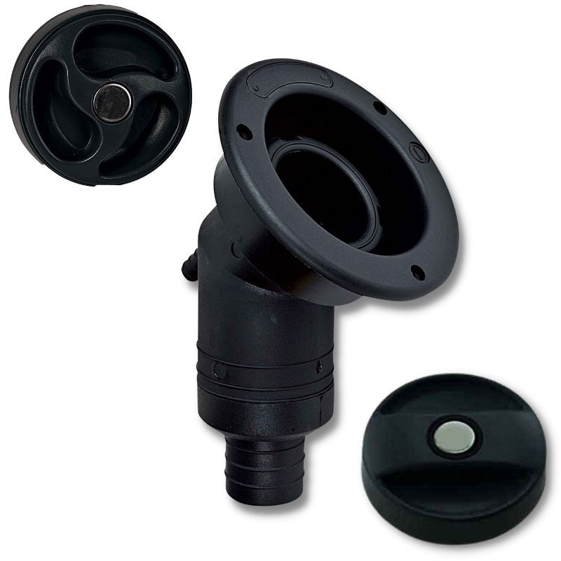 LILIE - BOCCHETTONI TONDI NERI