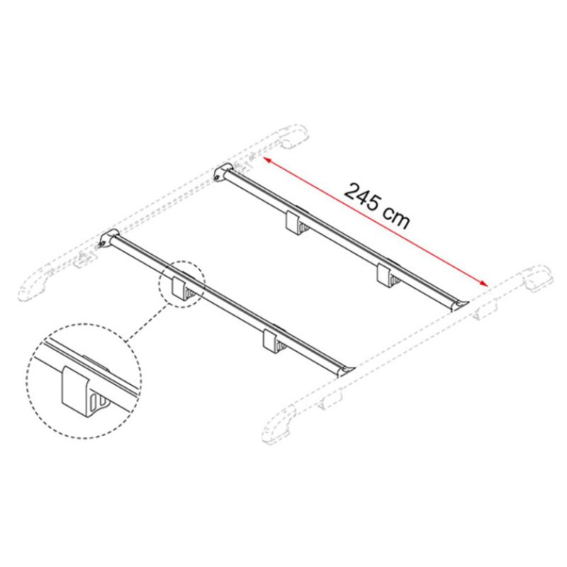 FIAMMA - FIXING-BAR RAIL