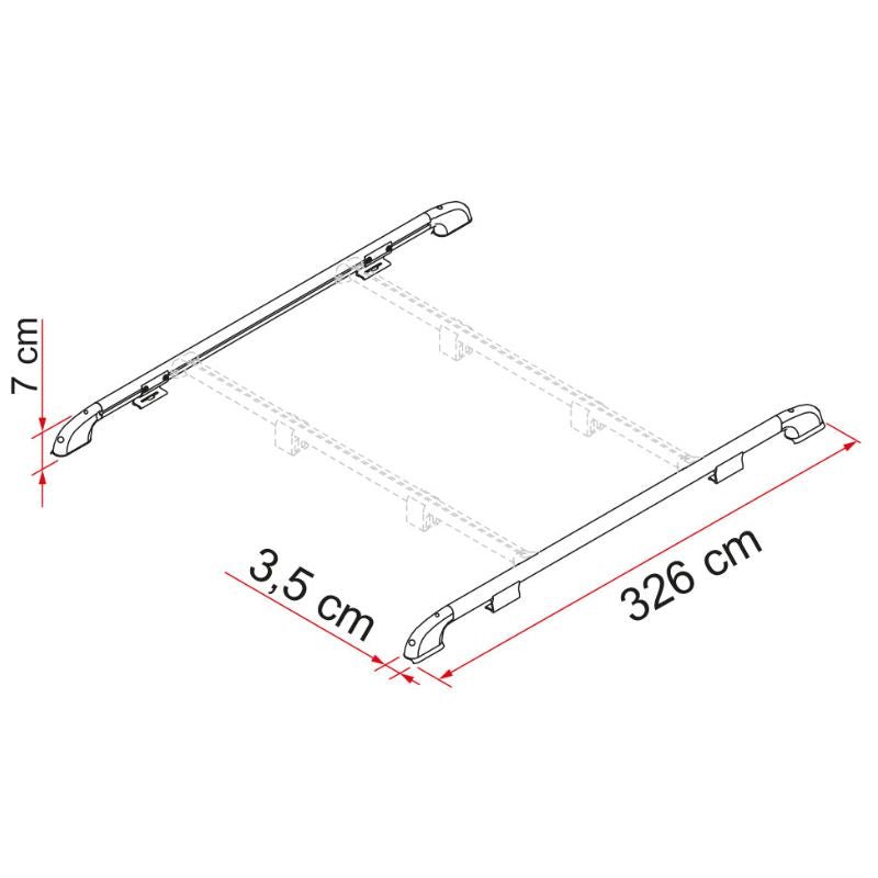 FIAMMA - ROOF RAIL