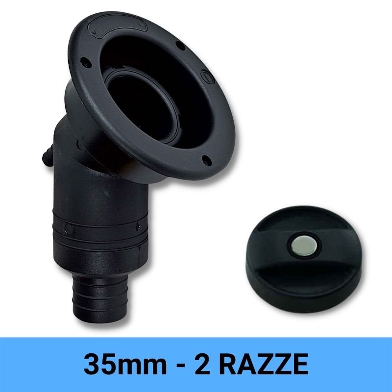 LILIE - BOCCHETTONI TONDI NERI