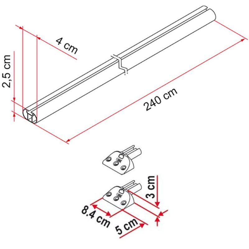 fiamma fixing-bar pro istruzioni