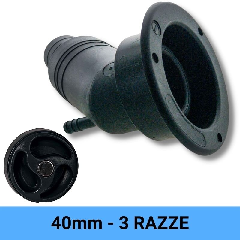 LILIE - BOCCHETTONI TONDI NERI