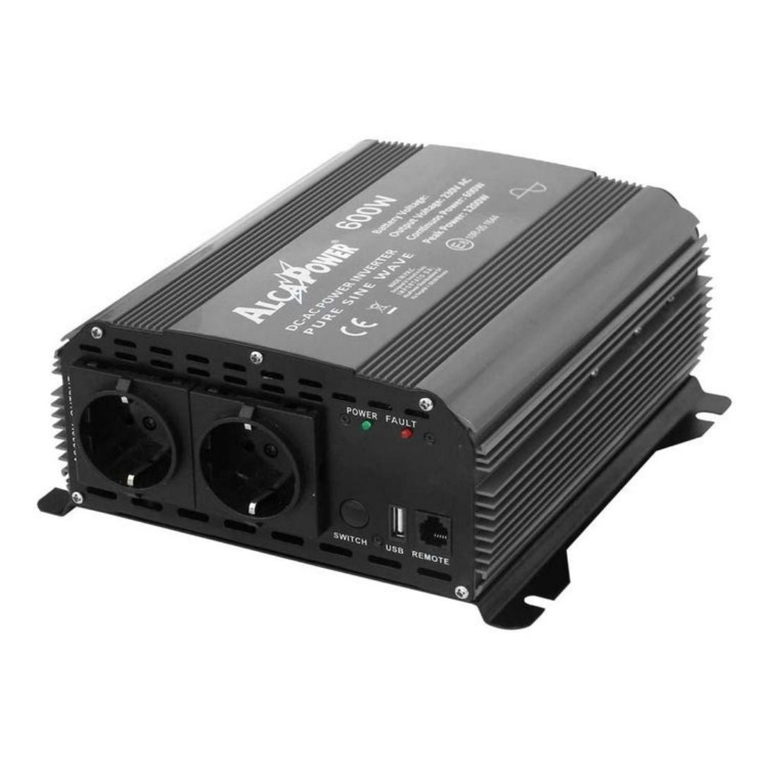 AlcaPower inverter ad onda pura 12/220V 600W
