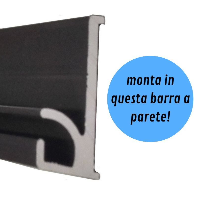 Polyplastic F26 sezione barra a parete