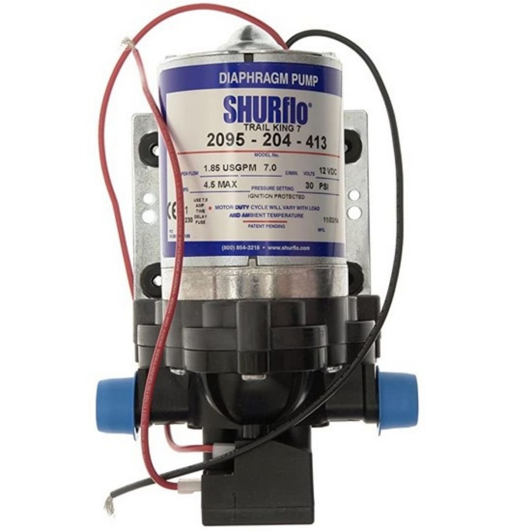Shurflo Trail King pompa a pressostato 12V vista frontale