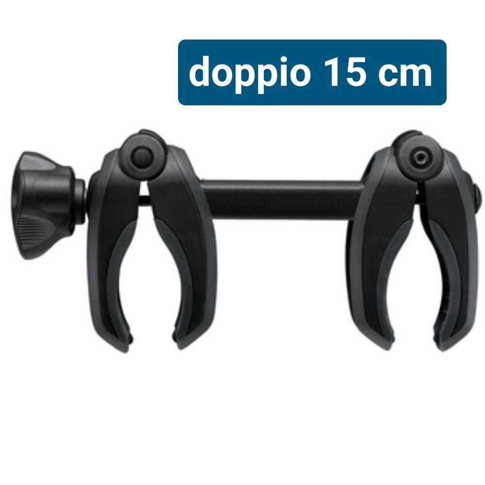 Thule New Bike Holder doppio 15cm nero