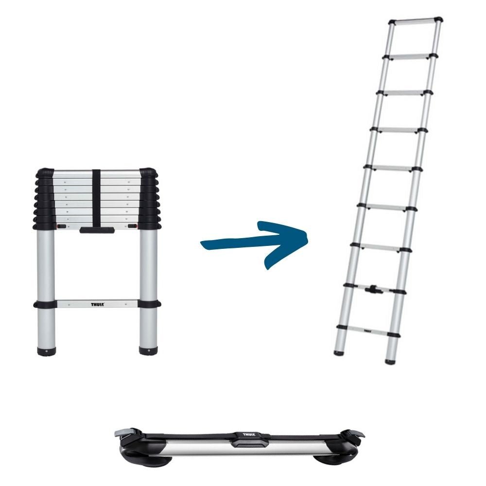 KIT SCALETTA PIEGHEVOLE + BARRA MAGNETICA