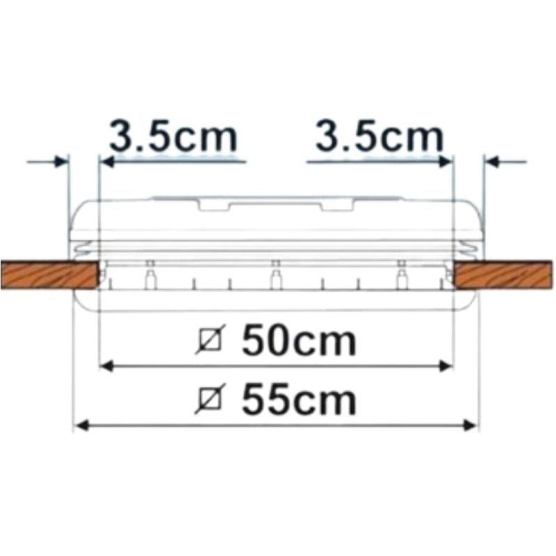 OBLÒ FIAMMA VENT 50cm
