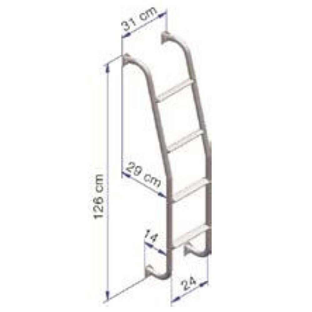 SCALETTA ESTERNA A 4 GRADINI