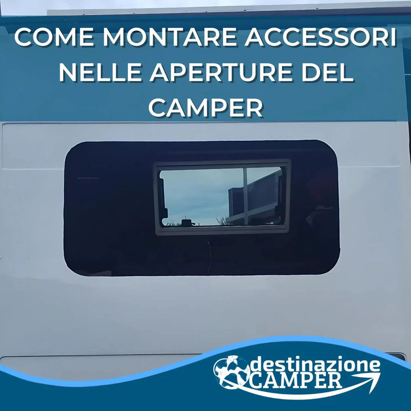 come montare accessori nelle aperture del camper
