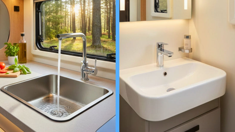 Rubinetti e miscelatori acqua per camper