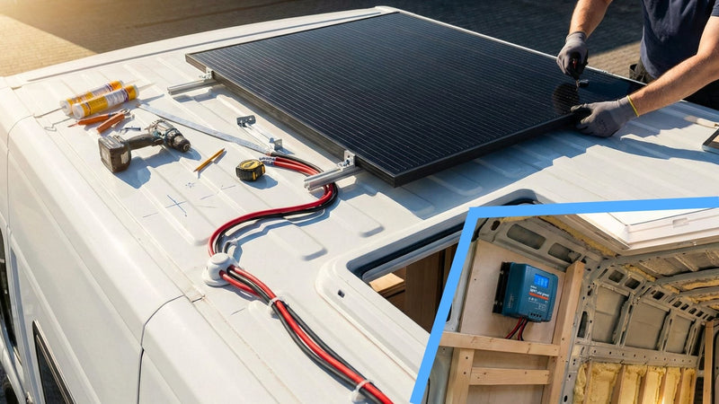Accessori e prodotti per impianto solare camper