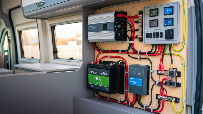 prodotti e accessori per impianto elettrico camper