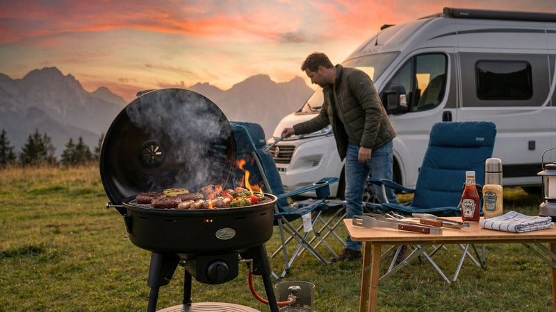 Barbecue e grill portatili per camper e campeggio